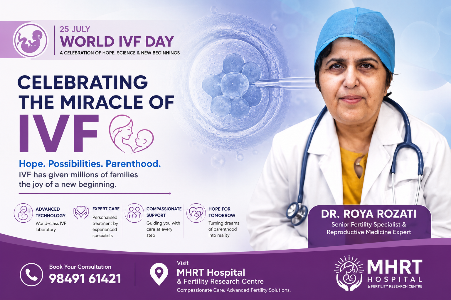 World IVF Day: Celebrating the Miracle of IVF and the Hope It Brings to Millions